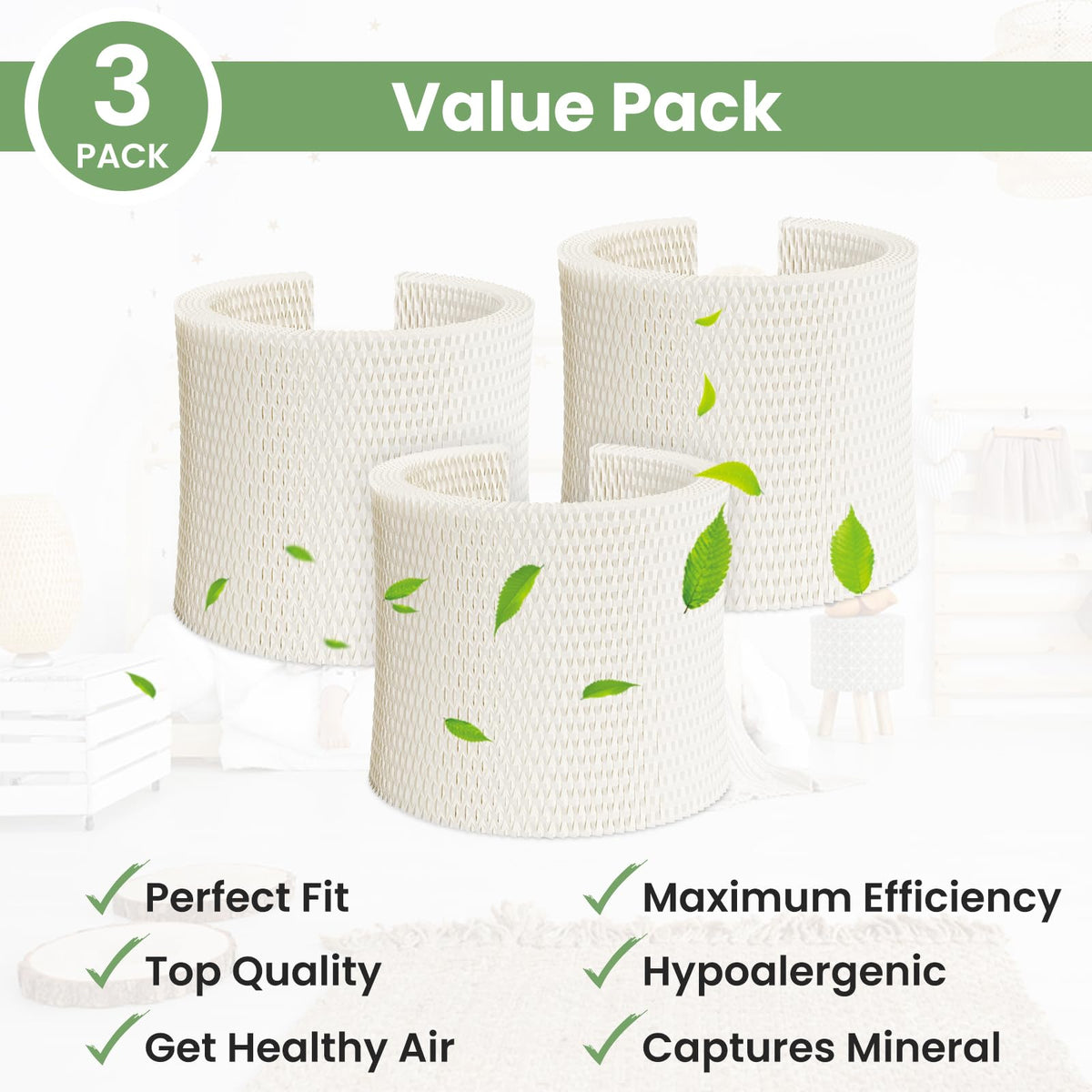 MAF2 Humidifier Filter Compatible with AIRCARE MA0800, Kenmore 15408