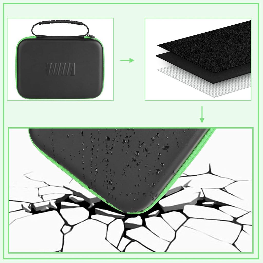 Battery Organizer Storage Case with Tester,88 Slot for AAA AA Button Cells | Mesh Pocket, Carrying Handle, Fireproof