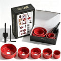 7-Piece Hole Saw Kit with Mandrel for Softwood and PVC
