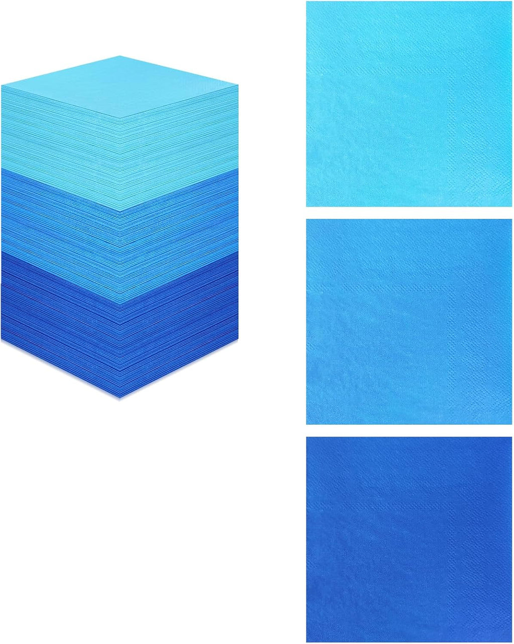 300 Count Dusty Blue Beverage Cocktail Napkins