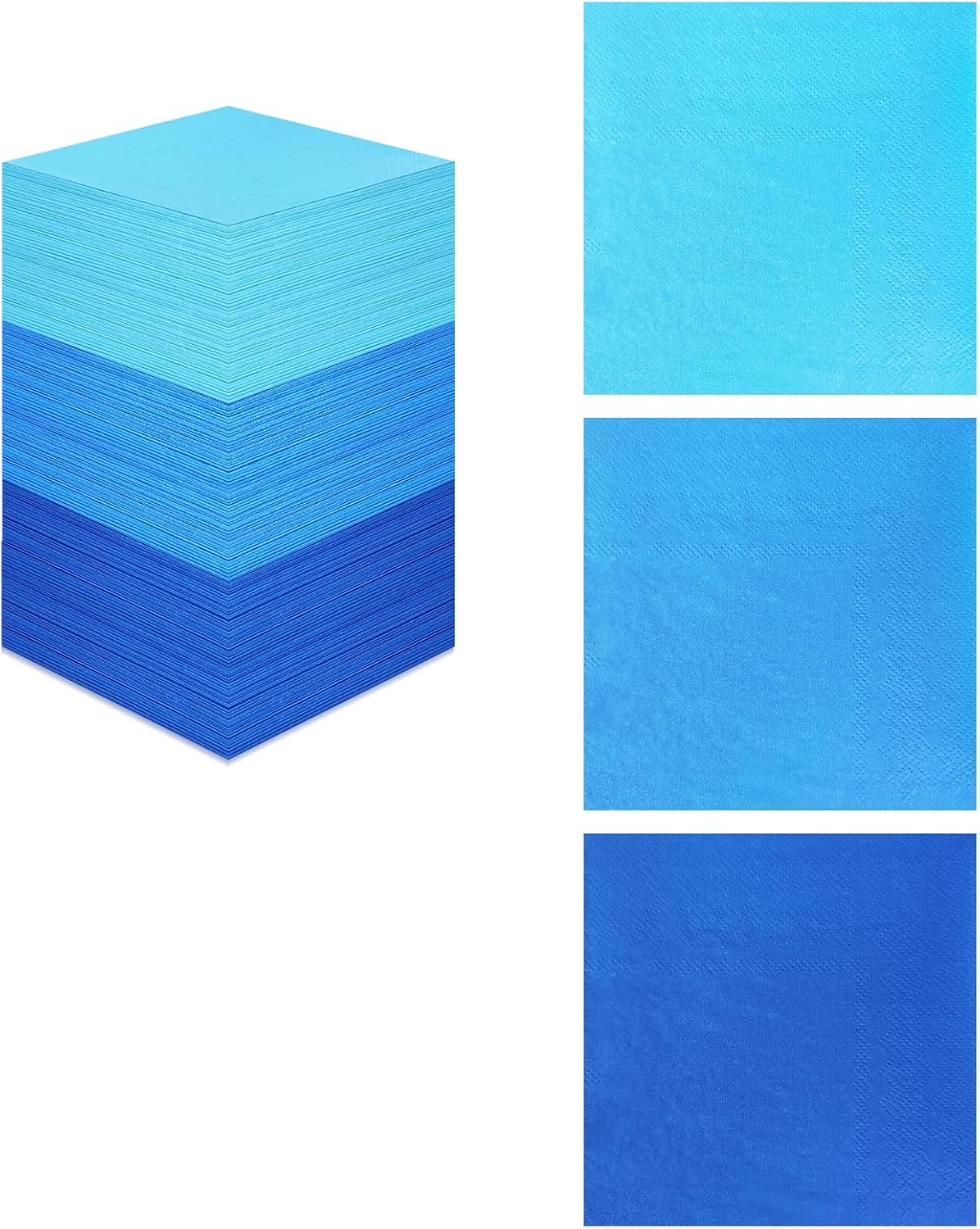 300 Count Dusty Blue Beverage Cocktail Napkins