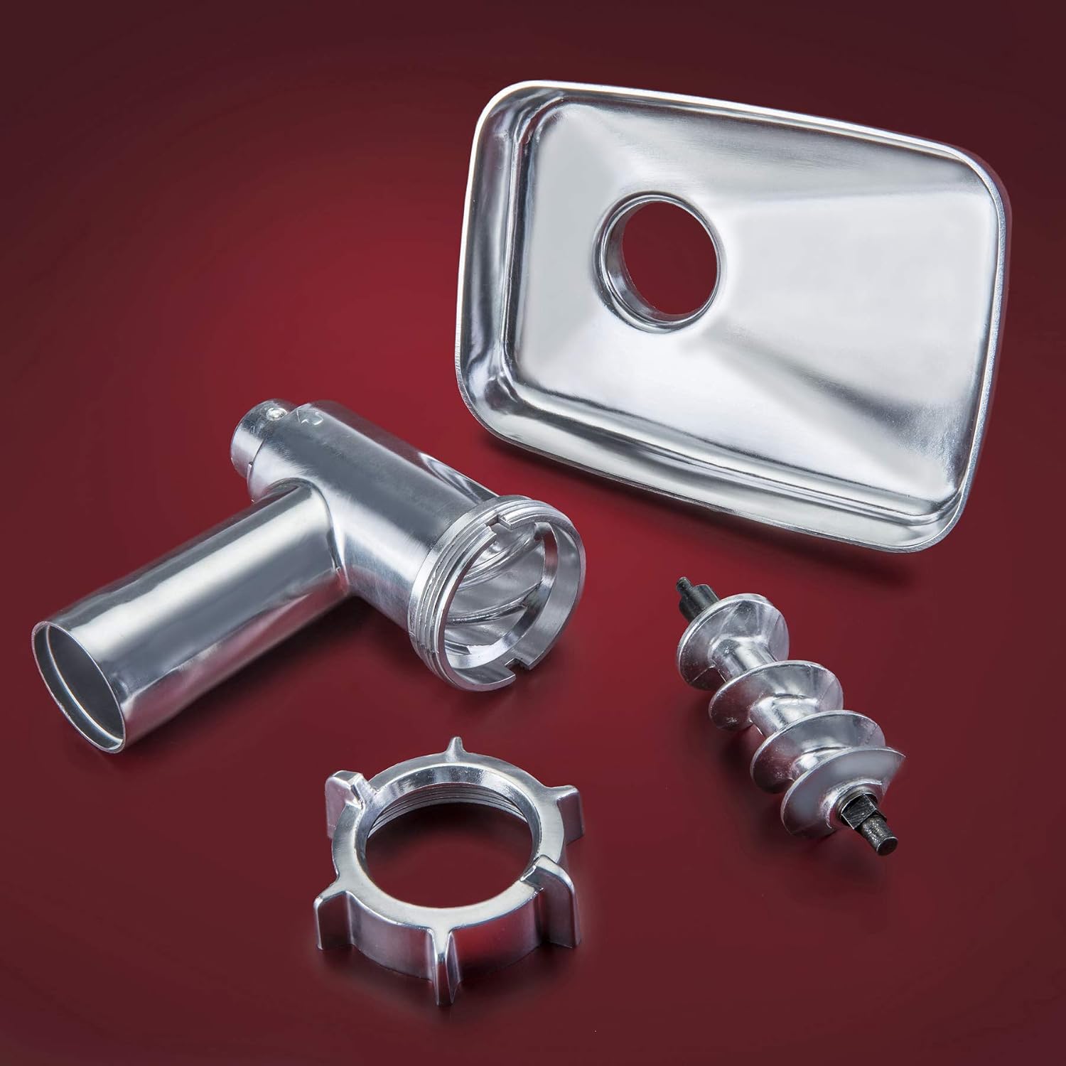 Turboforce II 4000 Electric Meat Grinder | Grinds Soft Bones | Foot Pedal | 6 Grinding Plates | Stainless Steel