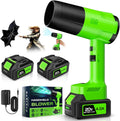 Leaf Blower Cordless, Handheld Leaf Blower with 2 X 4.0Ah Battery and Charger, Snow Blower with 6 Speed Modes