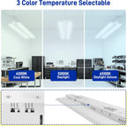 hykolity 4FT LED Linear High Bay Light, 3CCT 4000K/5000K/6500K, 150LM/W