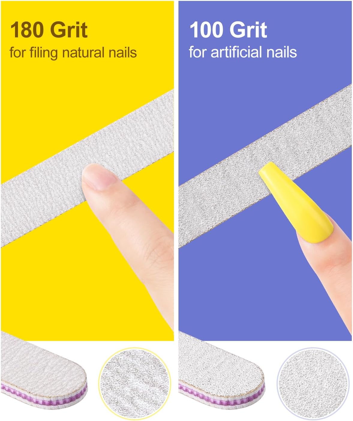 Nail File and Buffer Blocks with Nail Care Kit, 13 Pcs Manicure Kit for Women with Milk and Honey Cuticle Oil and
