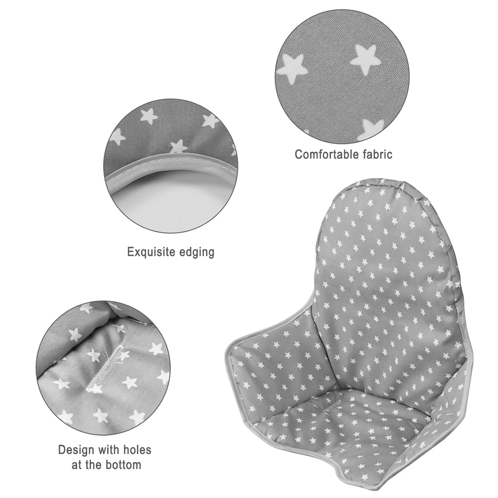 High Chair Cushion for IKEA Antilop Highchair, Baby High Chair Seat Cover Liner Mat Pad Cushion for IKEA Antilop High