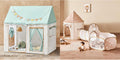 Kids Play Tent with Tunnel, Pop Up Play Tent with Ball Pits, Kids Tent with Printed Mat