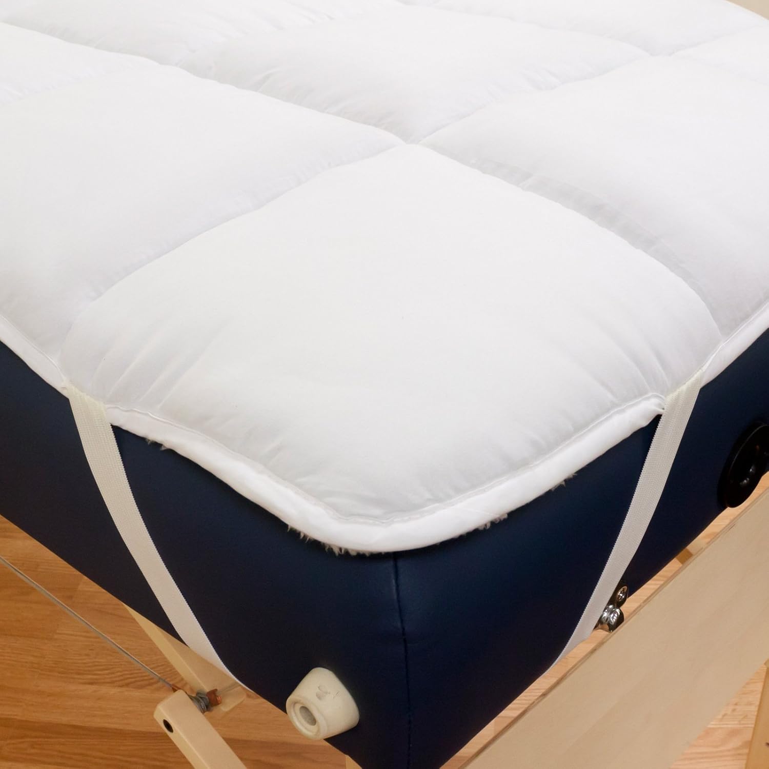 Abundance Deluxe Quilted Fleece Massage Table Pad Set. Includes Face Cradle Cover & Table Pad. Microfiber Fleece is