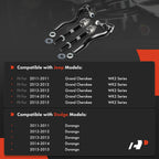 A-Premium Front Inner Outer Tie Rod End Kit Fix Uneven Tire Wear