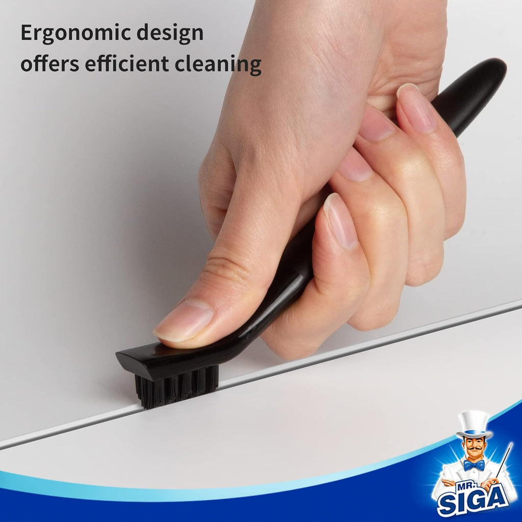 Grout Cleaner Brush Set, Detail Cleaning Brush Set for Tiles, Sinks, Drains, Grout Brush for Edge, Crevice Cleaning