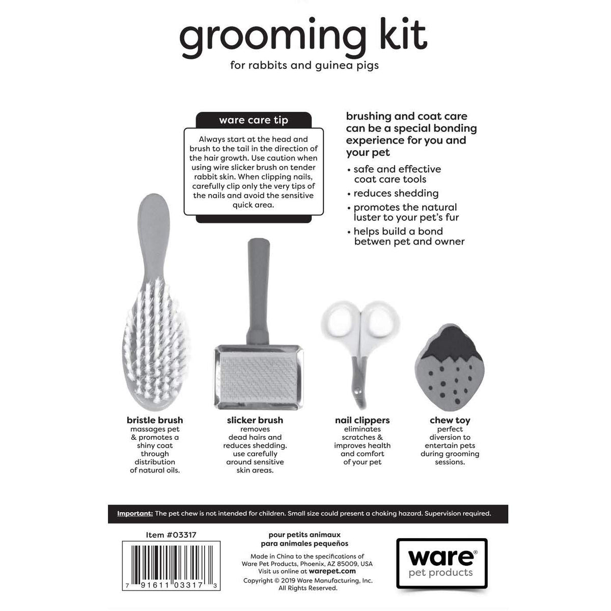 Small Animal Grooming Kit