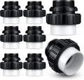 Briwooody 4 Pcs Hi Temp Unions,2" MIP x 2" PVC Pool Pump Union