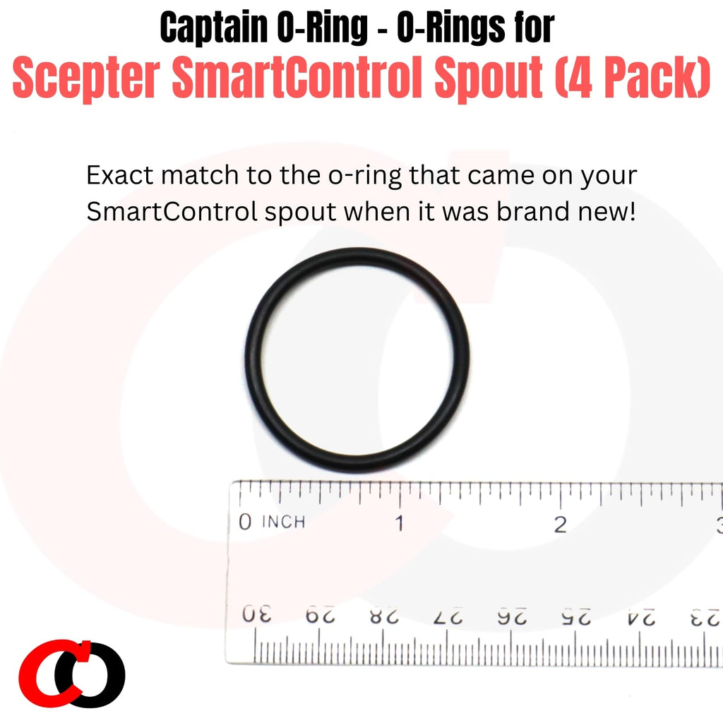 Captain O-Ring – Replacement O-Rings for Scepter SmartControl Gas Can Spout (4 Pack)