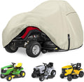 Heavy Duty 600D Polyester Lawn Tractor Cover Waterproof Universal Riding Lawn Mower Cover (Up to 54 inches Decks