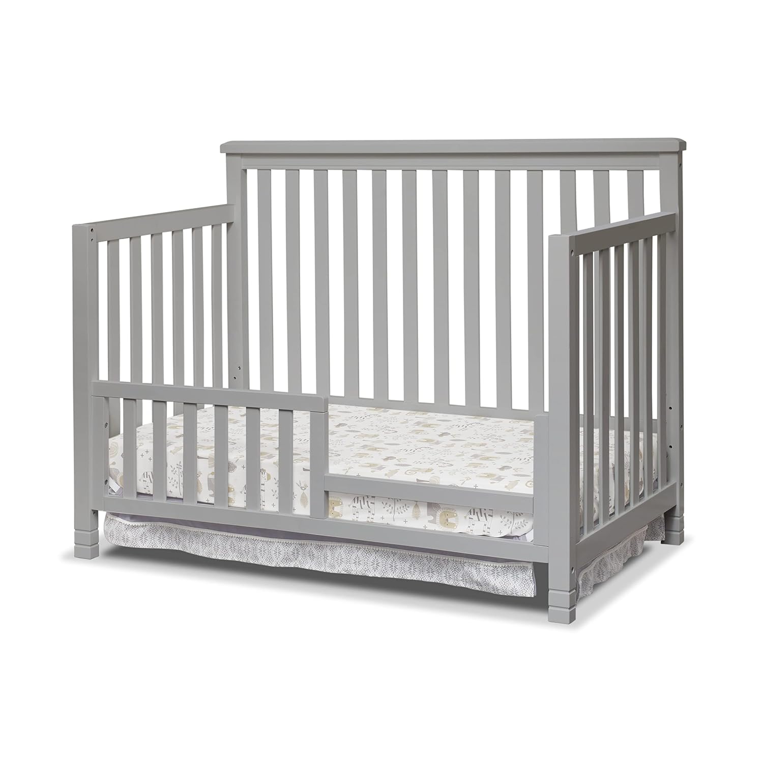 Palisades 3-Piece Nursery Set with 4-in-1 Convertible Crib, 4-Drawer Dresser, Changing Table with Hamper, Baby