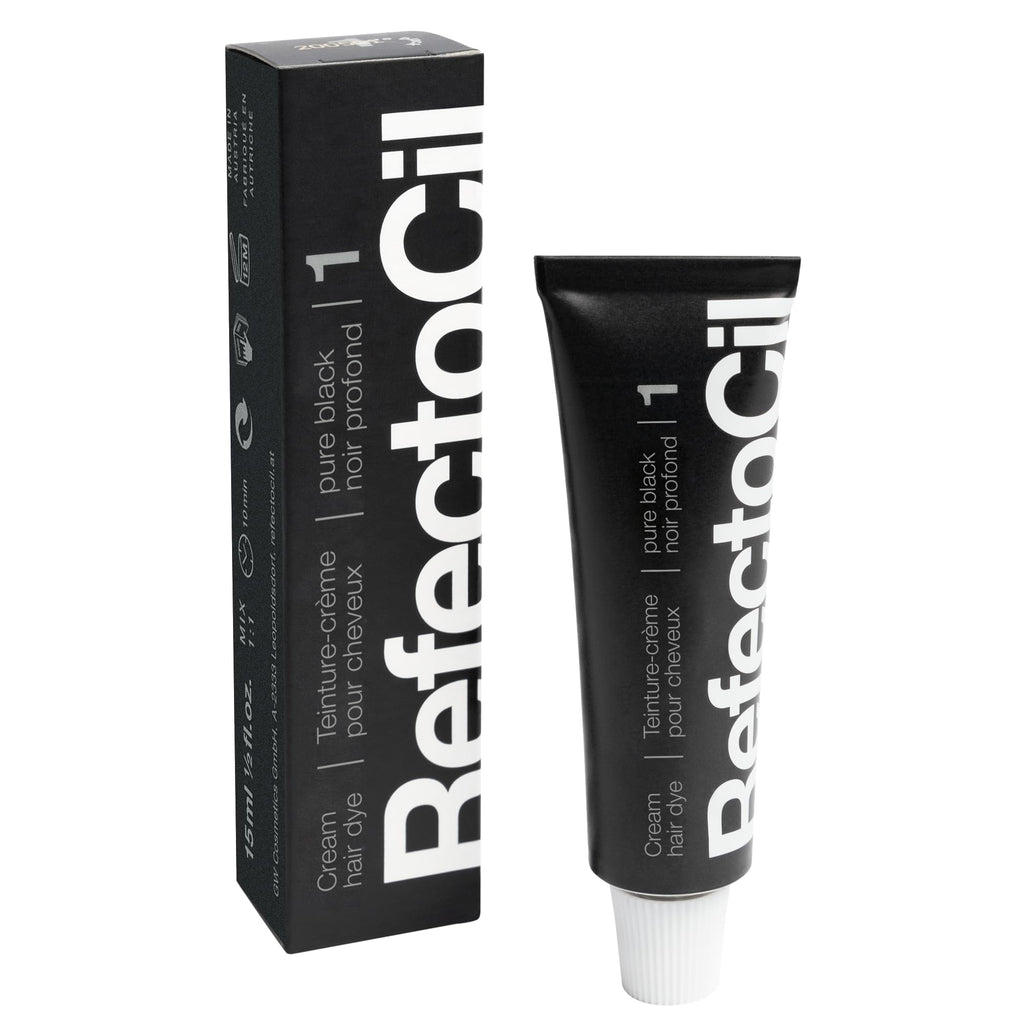 Starter Kit – Black + Natural Brown Cream Hair Dye + Developer