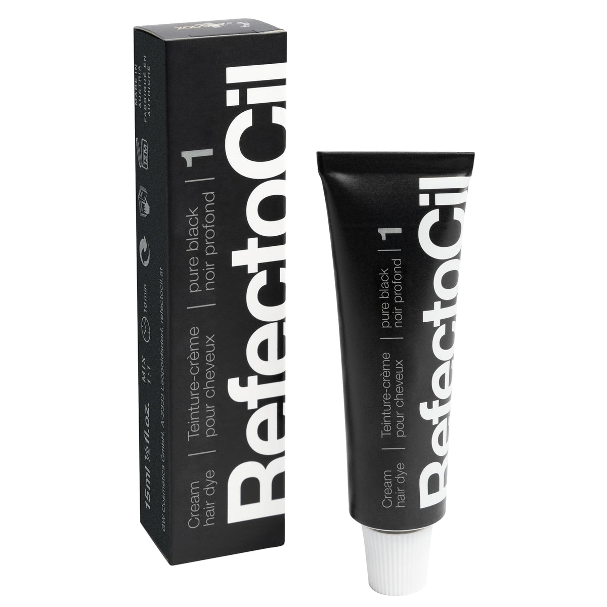 Starter Kit – Black + Natural Brown Cream Hair Dye + Developer