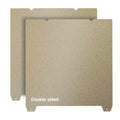 Double Sided Textured PEI Sheet 235x235mm, Flexible PEI Spring Steel (No Magnetic Build Plate) for Creality