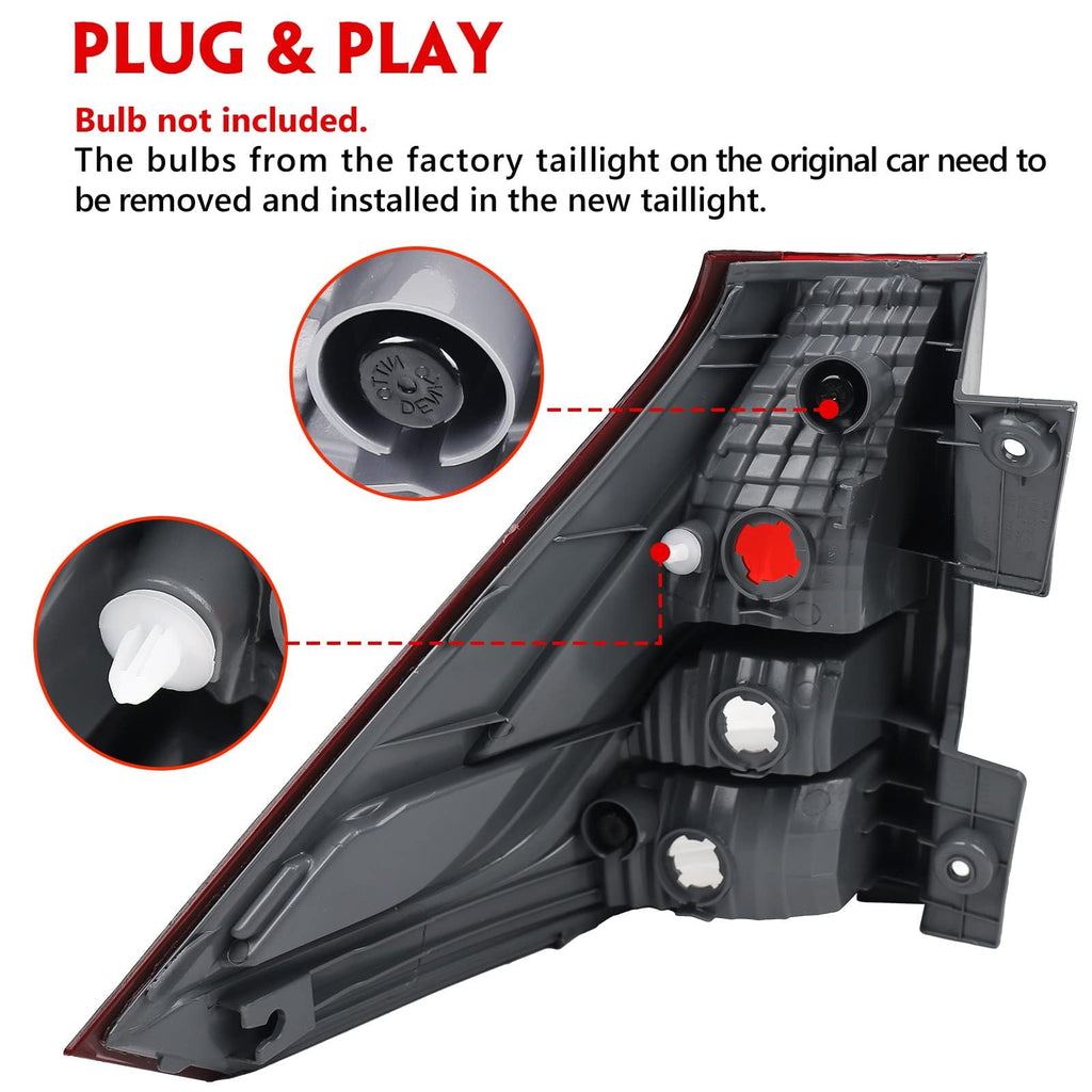 Right Tail Light for Honda CRV 2012 2013 2014 Passenger Side