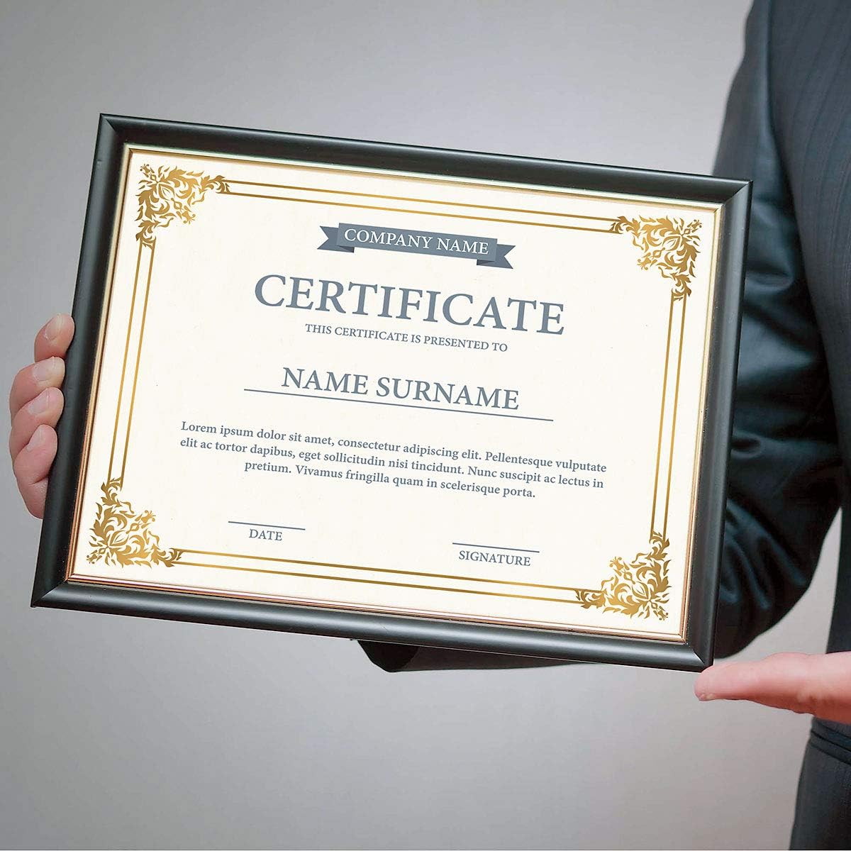 Empire Gold & White Parchment Certificate Papers - Pack of 25, NOT FOIL Laser & Inkjet Printer Compatible, for