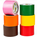 6-Pack Colored Duct Tape,3Inch x 20Yards,Rainbow Duct Tape,Colored Tape