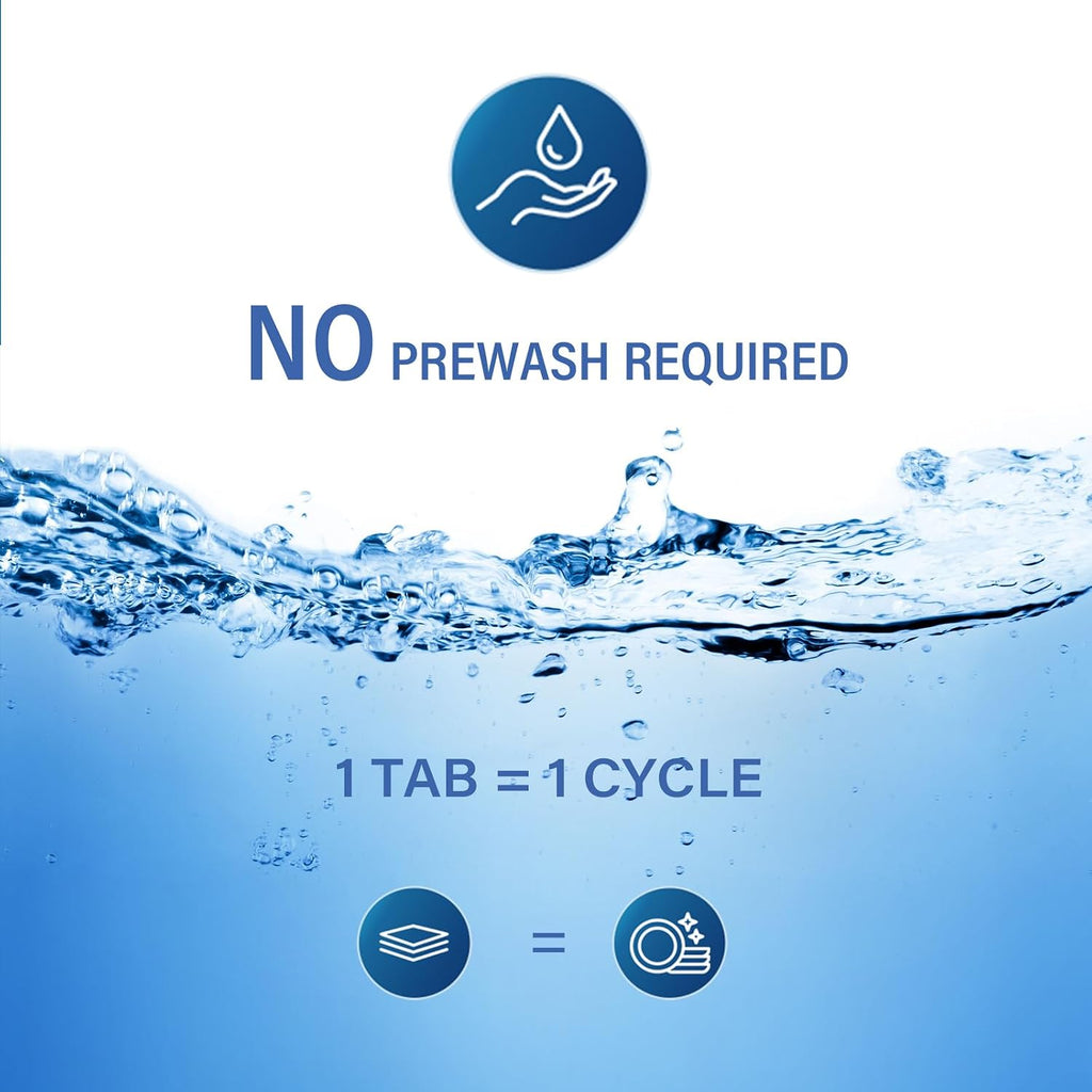 Dishwasher Detergent Tablets 72 Count: 5 Layer Powerful Dishwasher Detergent Eco-Friendly No Plastic Liquid-Free Dish