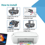 63XL Ink Cartridge Black Color Combo Pack Replacement for HP Ink 63 XL HP63