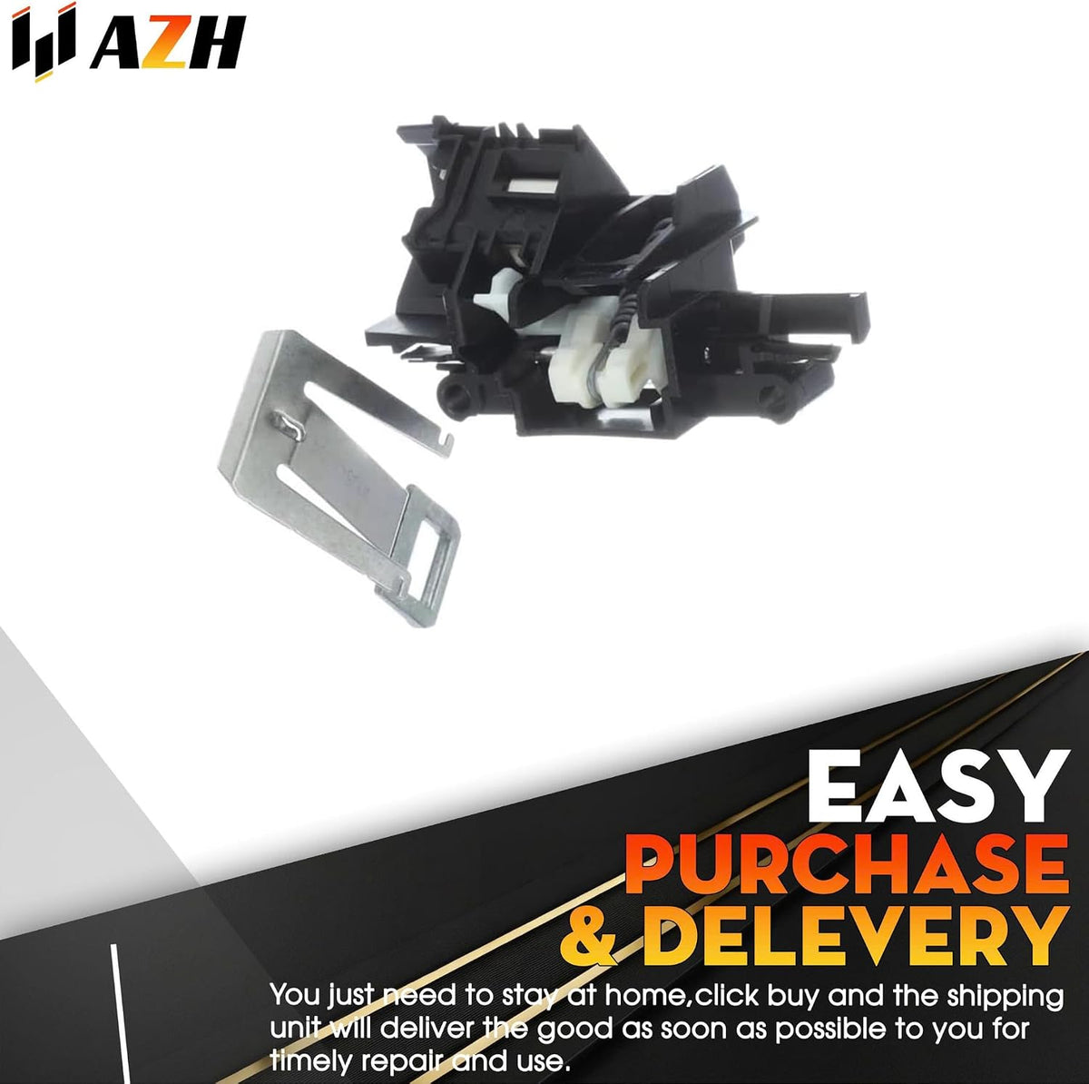 Door Latch Replacement For Whirlpool WDT710PAYH2 WDT710PAYH3 WDT710PAYH4 WDT710PAYH5 WDT710PAYH6 WDT710PAYM0 WDT710PAYM1 WDT710PAYM2 WDT710PAYM3 WDT710PAYM4 WDT710PAYM5 WDT710PAYW0 Dishwasher