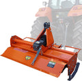 37" 3 Point Rotary Tiller Attachment for Cat 1 Tractors (15-25HP) | 540 RPM PTO-Driven Cultivator | Replaceable