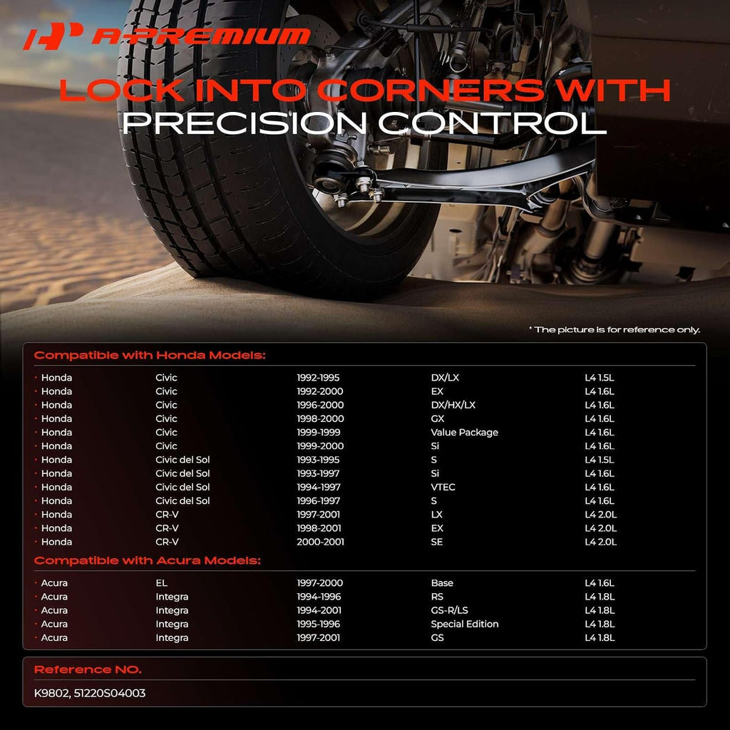 A-Premium Front Lower Ball Joint, Compatible with Honda, Acura