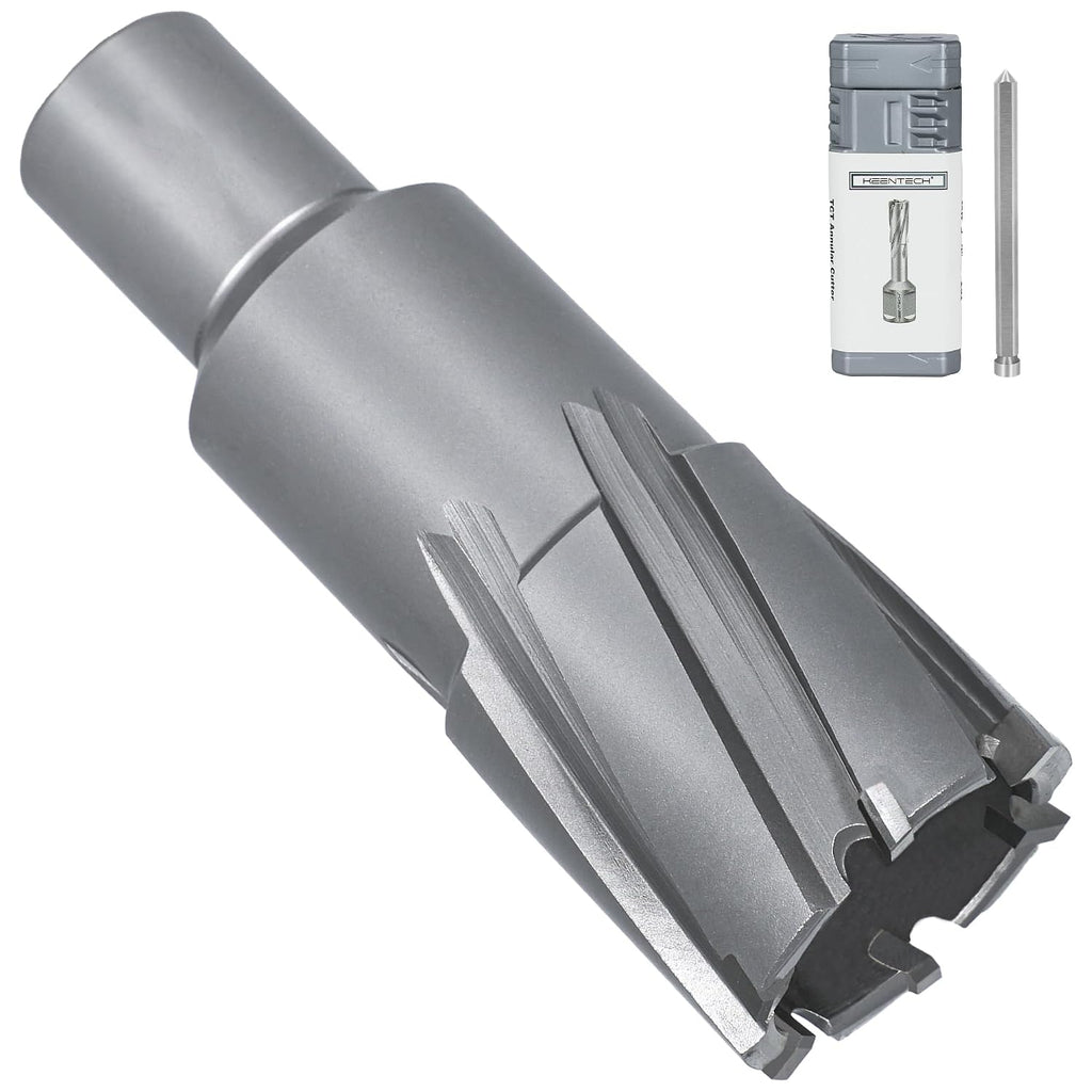KEENTECH Carbide-Tipped Annular Cutter 1-1/4" Diameter x 2" Depth