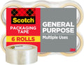 General Purpose Packing Tape Refill, 1.88 in x 109.4 yd, 6 Rolls