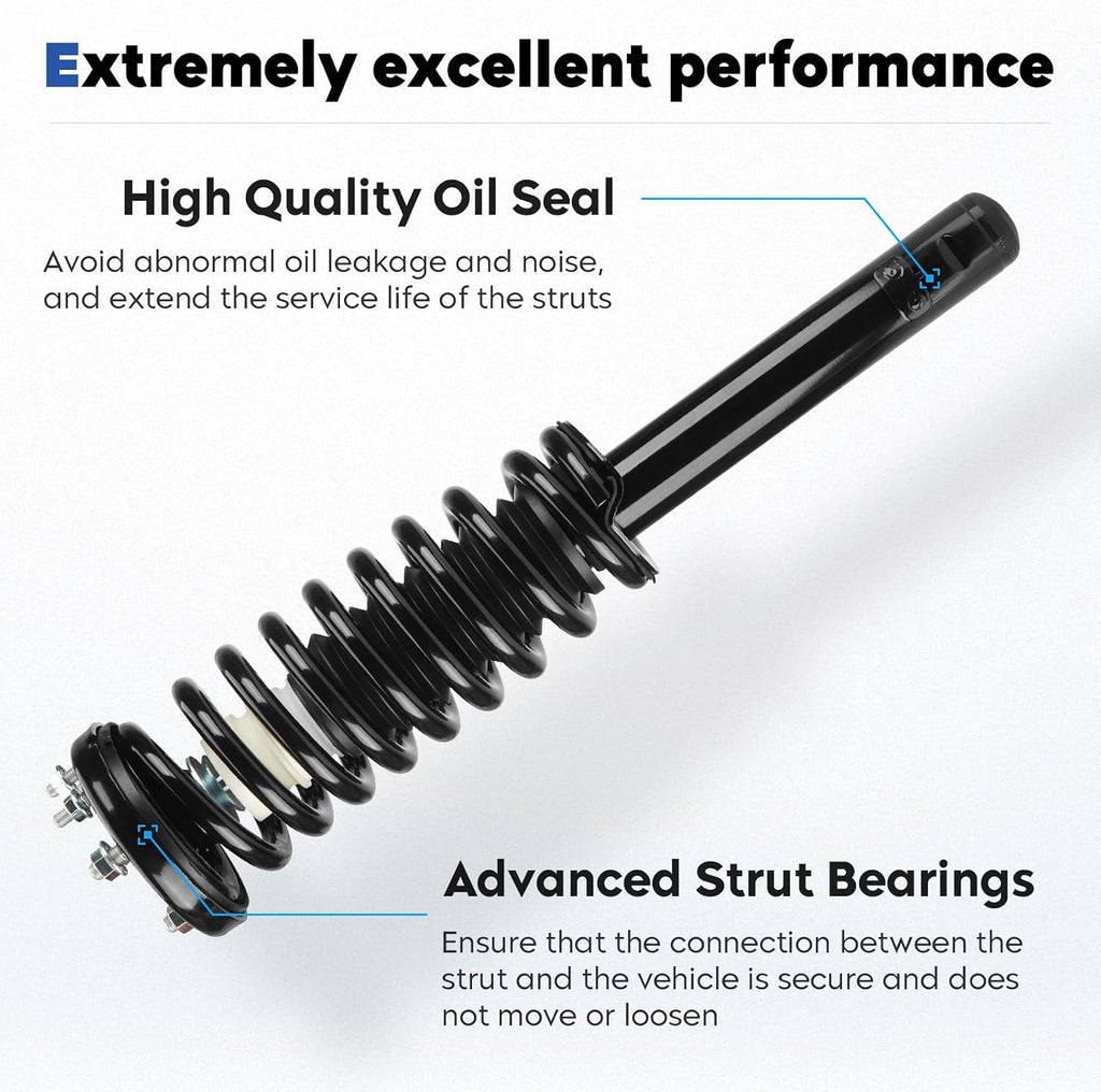 Front Struts Assembly w/Coil Spring Fit for 2003-2007 Honda Accord