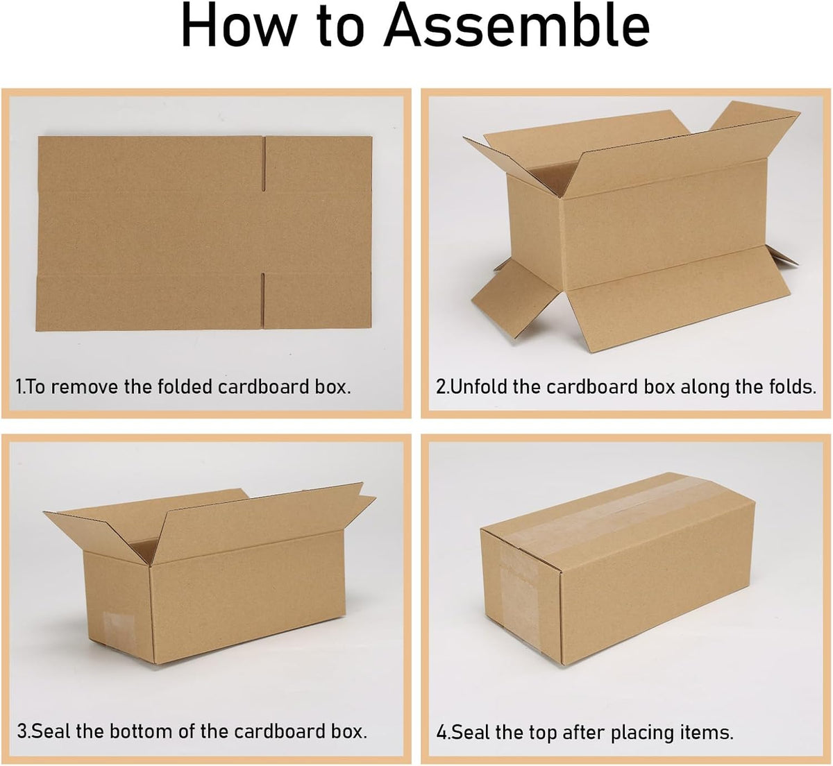 40 Packs 11x6x6 Shipping Boxes, Brown Mailing Boxes