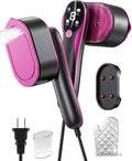 Travel Garment Steamer for Clothes with LED Display, 1200W Portable Handheld Steamer ＆ Iron 2 In 1, 10s Fast Heat Up