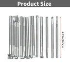 20 Pcs Leather Stamping Tools Special Shape Different Patterns for Carving Craft Leather Working Professional