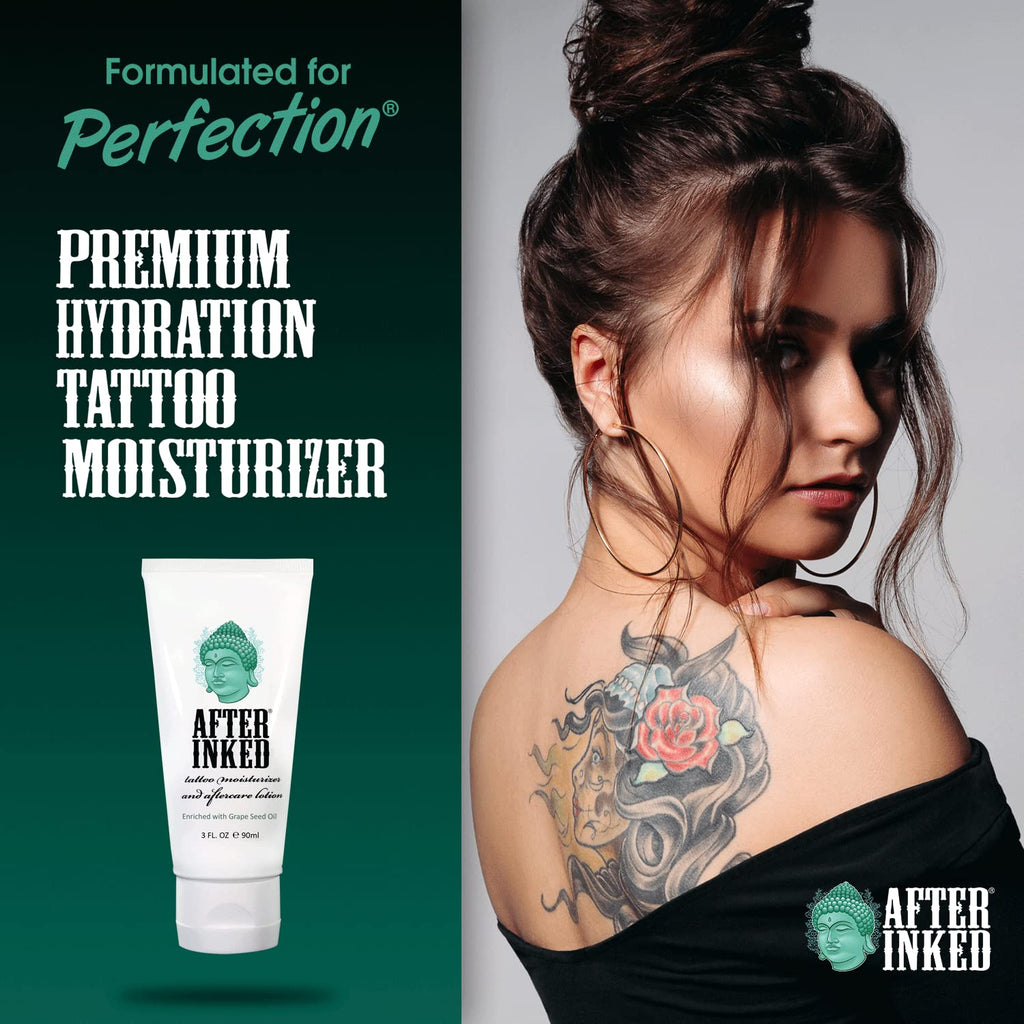 Tattoo Aftercare Lotion & Moisturizer, Balm, 3oz Tube (1-Pack)