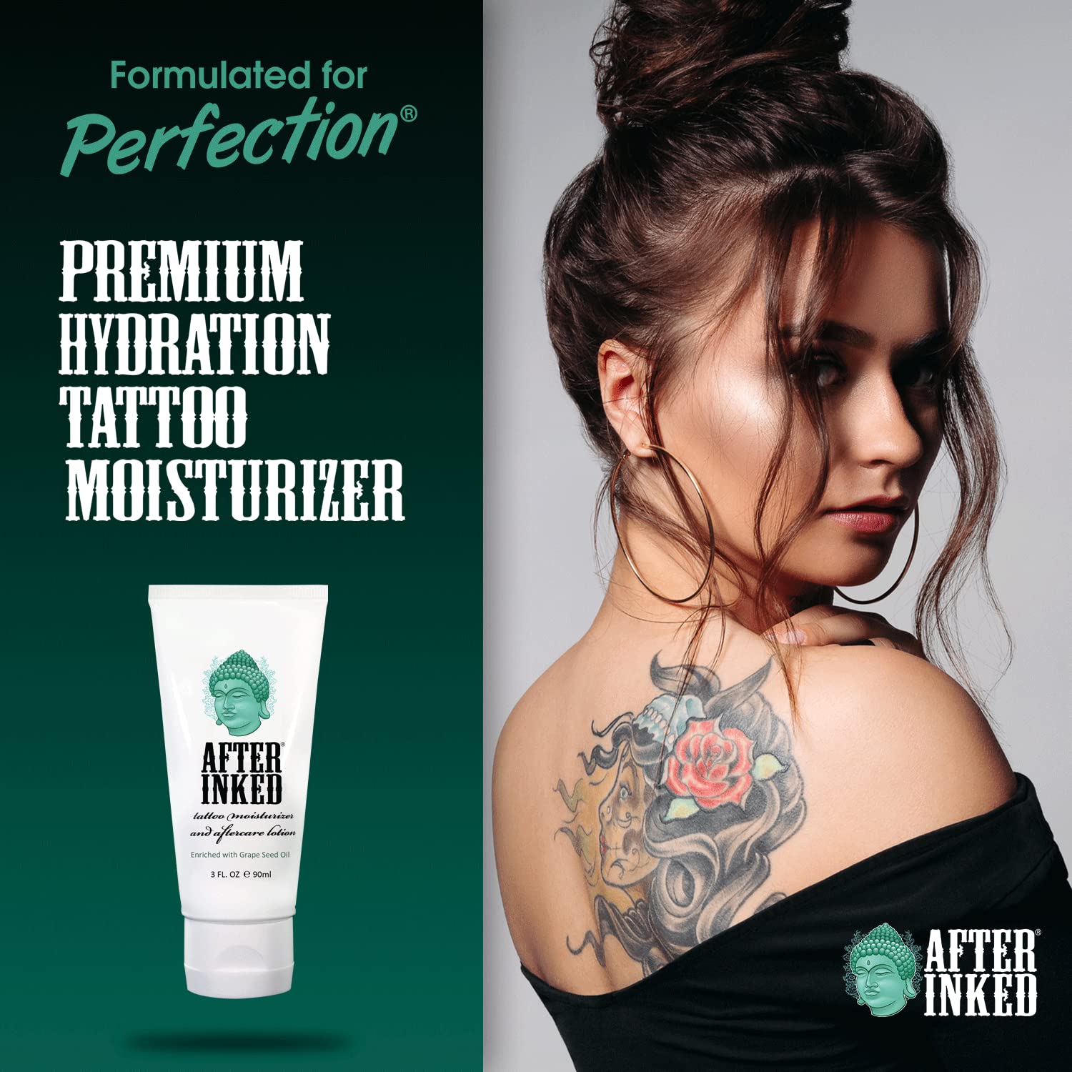 Tattoo Aftercare Lotion & Moisturizer, Balm, 3oz Tube (1-Pack)