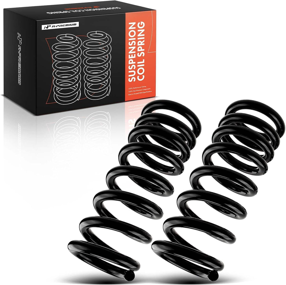 A-Premium Front Suspension Coil Spring Set Compatible with Chevrolet, GMC