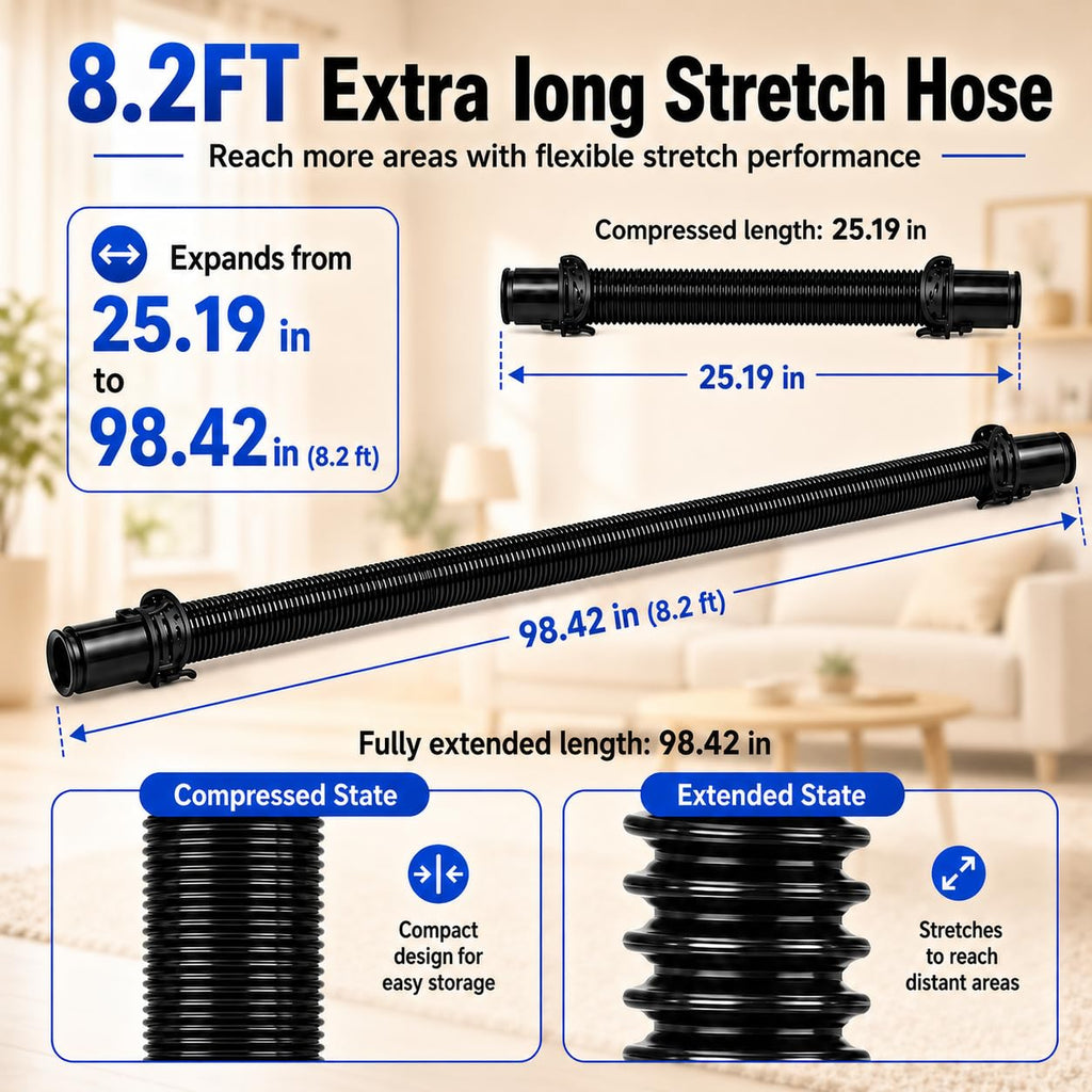 Replacement Hose & Filter Ftis for Shark UV850 UV900 UV950 LA490 LA492