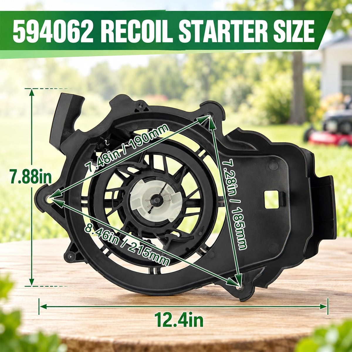 ZMCYNG 594062 Recoil Starter Pull Start Assembly, 594062 Rewind Starter
