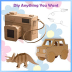 50 Pack 8.5x11 Corrugated Cardboard Sheets, Flat Cardboard Inserts for Shipping, Mailing, Packing, DIY Crafts
