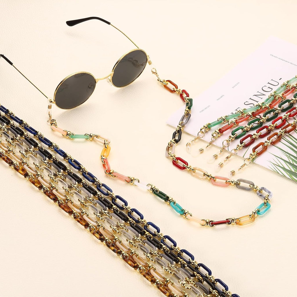 Acrylic Glasses Chain, Eyeglass Chain Holder Strap Chains