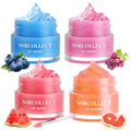 4-Pack Lip Scrub and Lip Mask Set