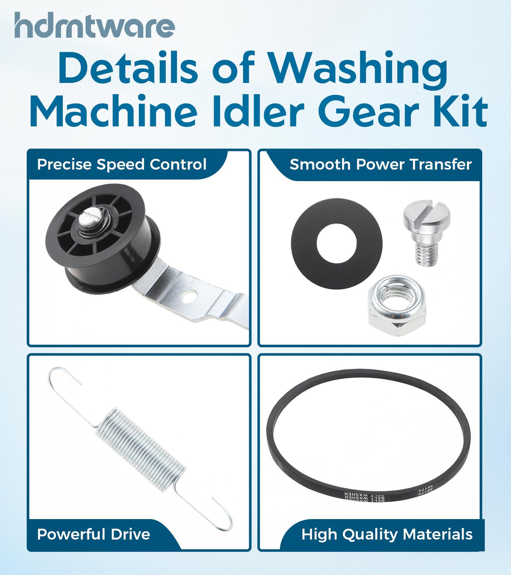 959P3 Washer Idler Pulley Kit Replacement for Alliance Speed Queen