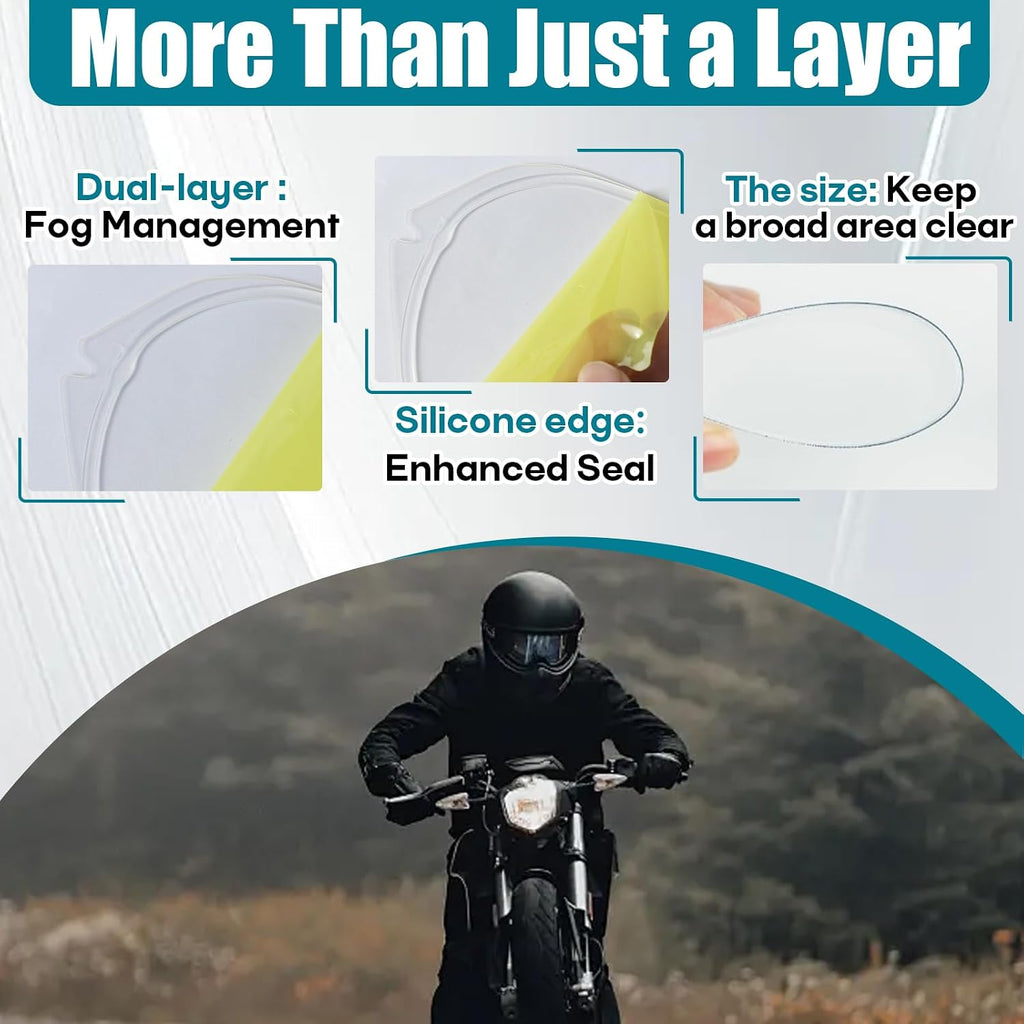 Anti-Fog Insert Lens Compatible with Shoei CWR-1/CW-1/CNS-1 Pinlock EVO | Compatible with Pinlock Visor Insert