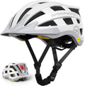 Gem II MIPS Bike Helmet with Light for Adult Youtht | Lightweight,Sun Visor, Ventilation, Certified Helmet for