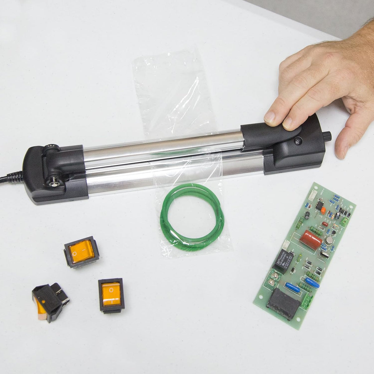 Impulse Manual Bag Sealer Heat Seal Closer (8" Length)