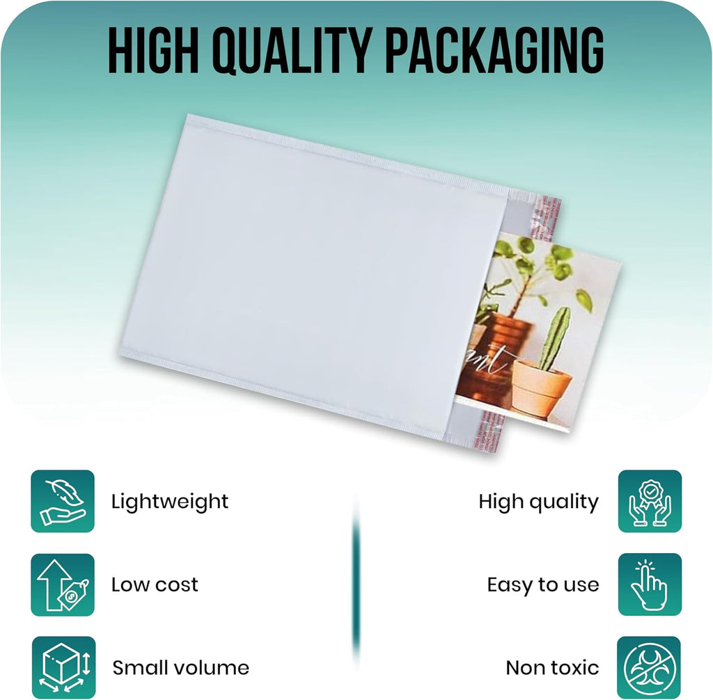 #7 14.25" x 20" [10 Pack) Poly Bubble Mailers, Padded Envelope Mailers, Packing Envelope & Mailing Bags for Shipping