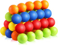 50 Pack Foam Golf Practice Balls Realistic Feel Flight Training Golf Balls Bulk for Indoor or Outdoor Backyard